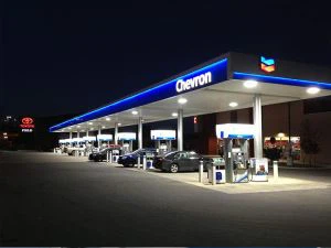 Siy estasyon gaz Chevron